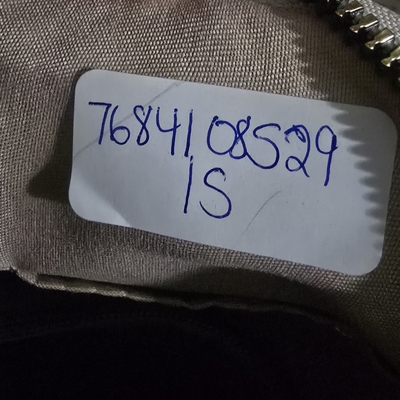 Adrienne Vittadini Taupe Marseille Embossed Hobo New With Twilly Charm - Picture 15 of 15